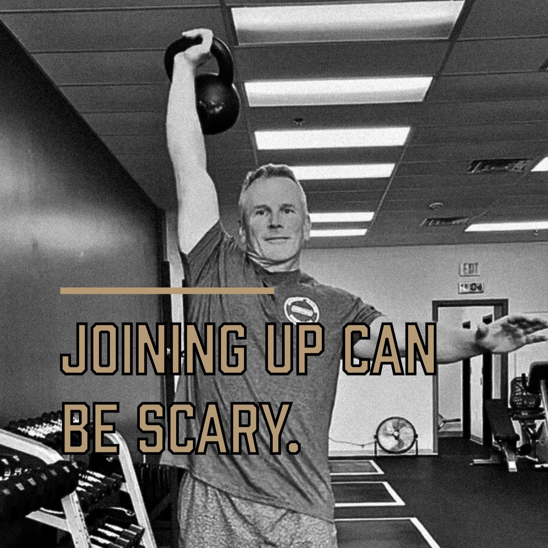 Joining up can be scary. Matt worried he wouldn't be able to keep up