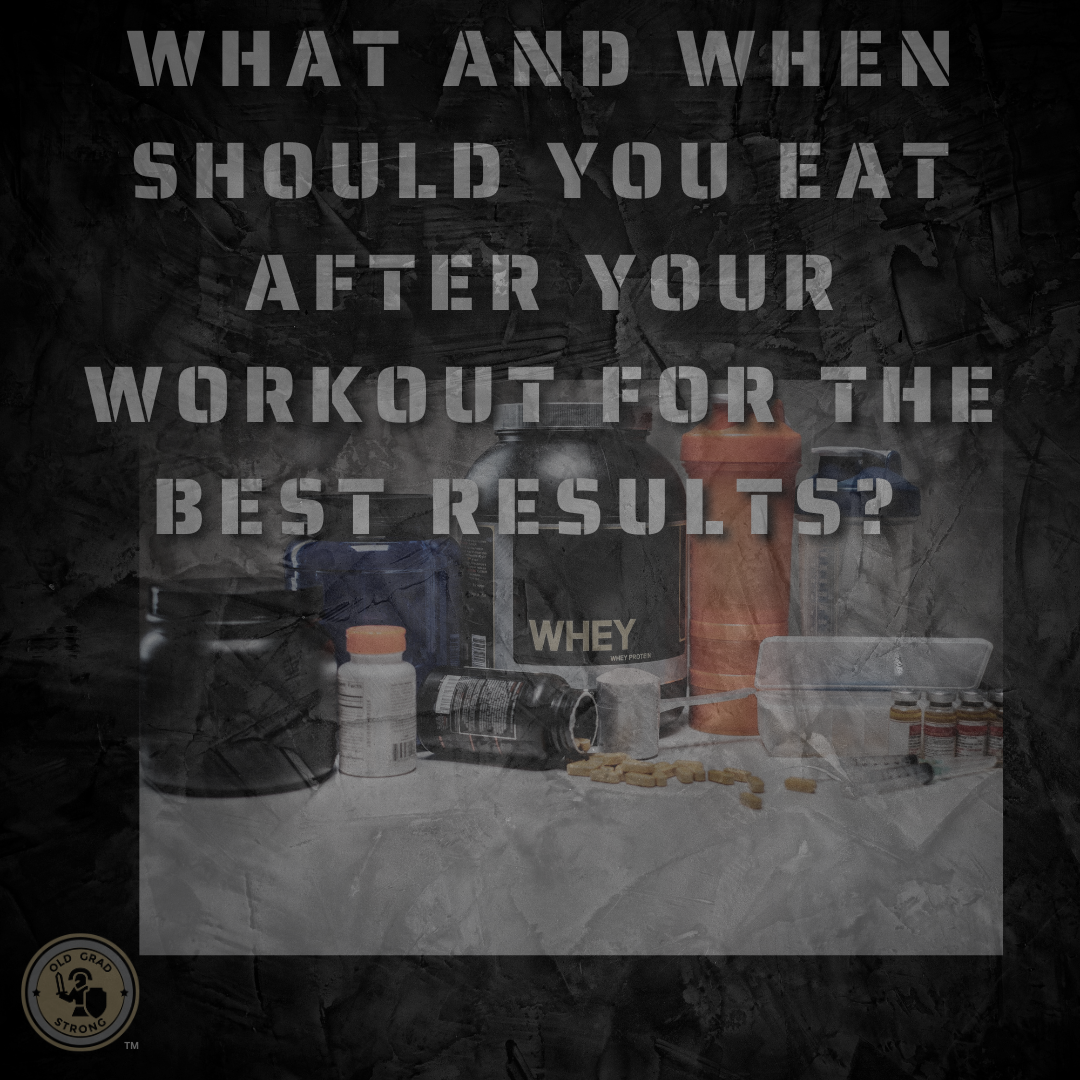 What and when should you eat after your workout for the best results?