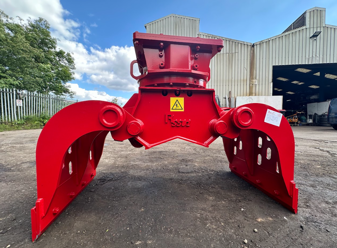 ROZZI RS501X RED DEMOLITION GRAB SORTING GRAB FOR SALE SUITS MACHINE SIZE 14-20 TON