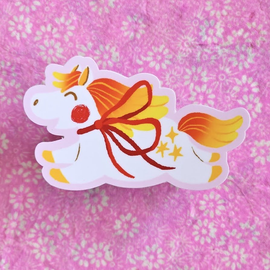 Fire Horse Sticker