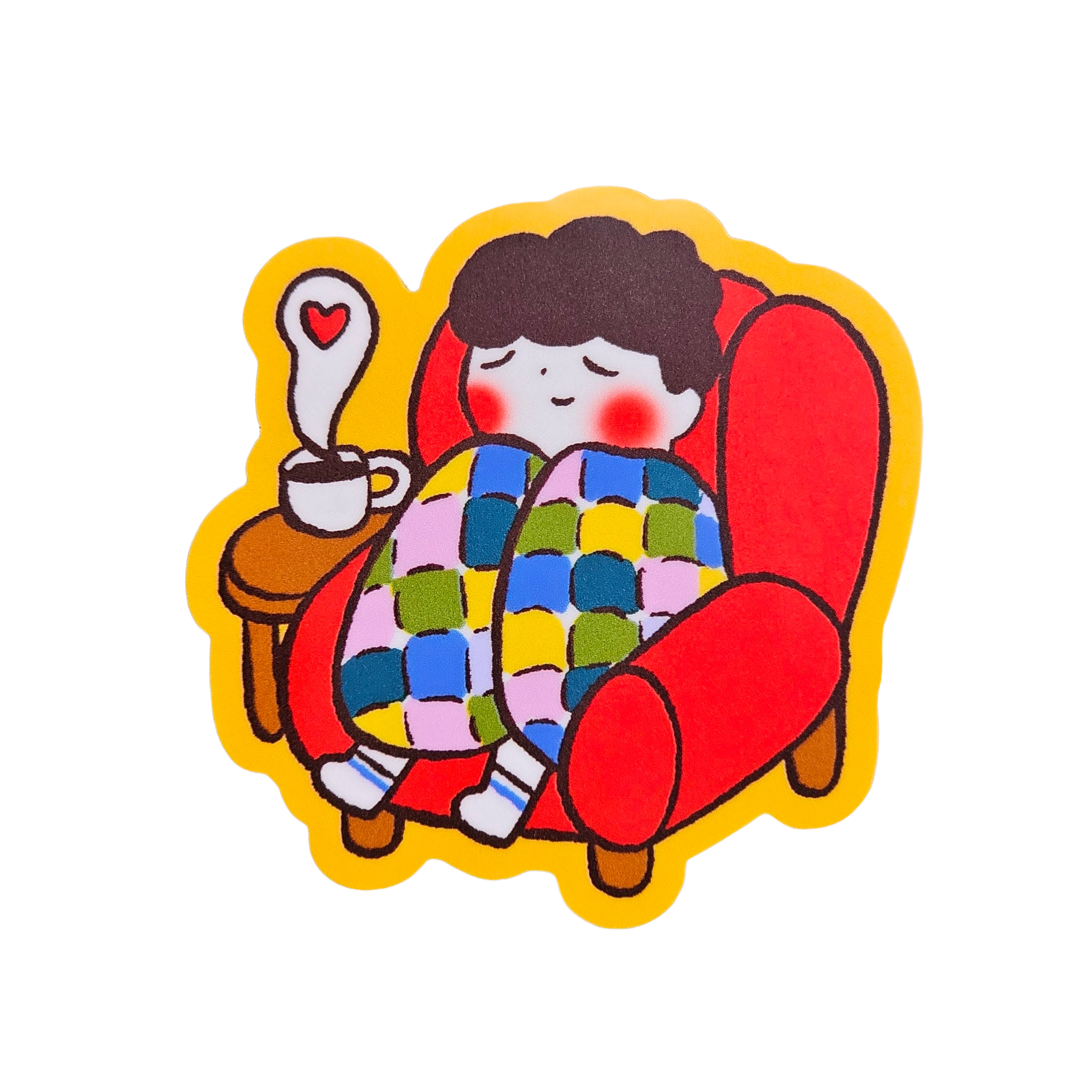 Couch Time Sticker