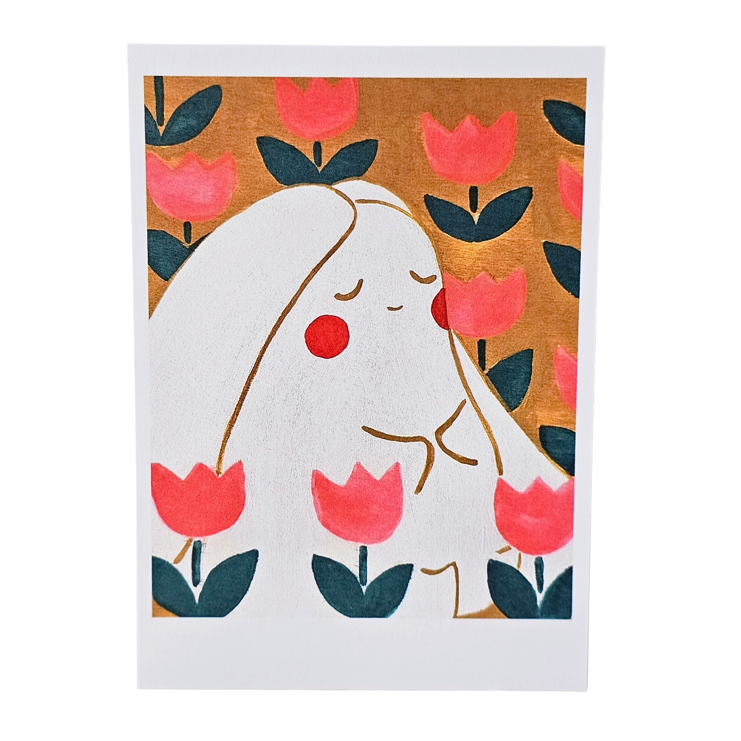 Mimi Tulips Postcard