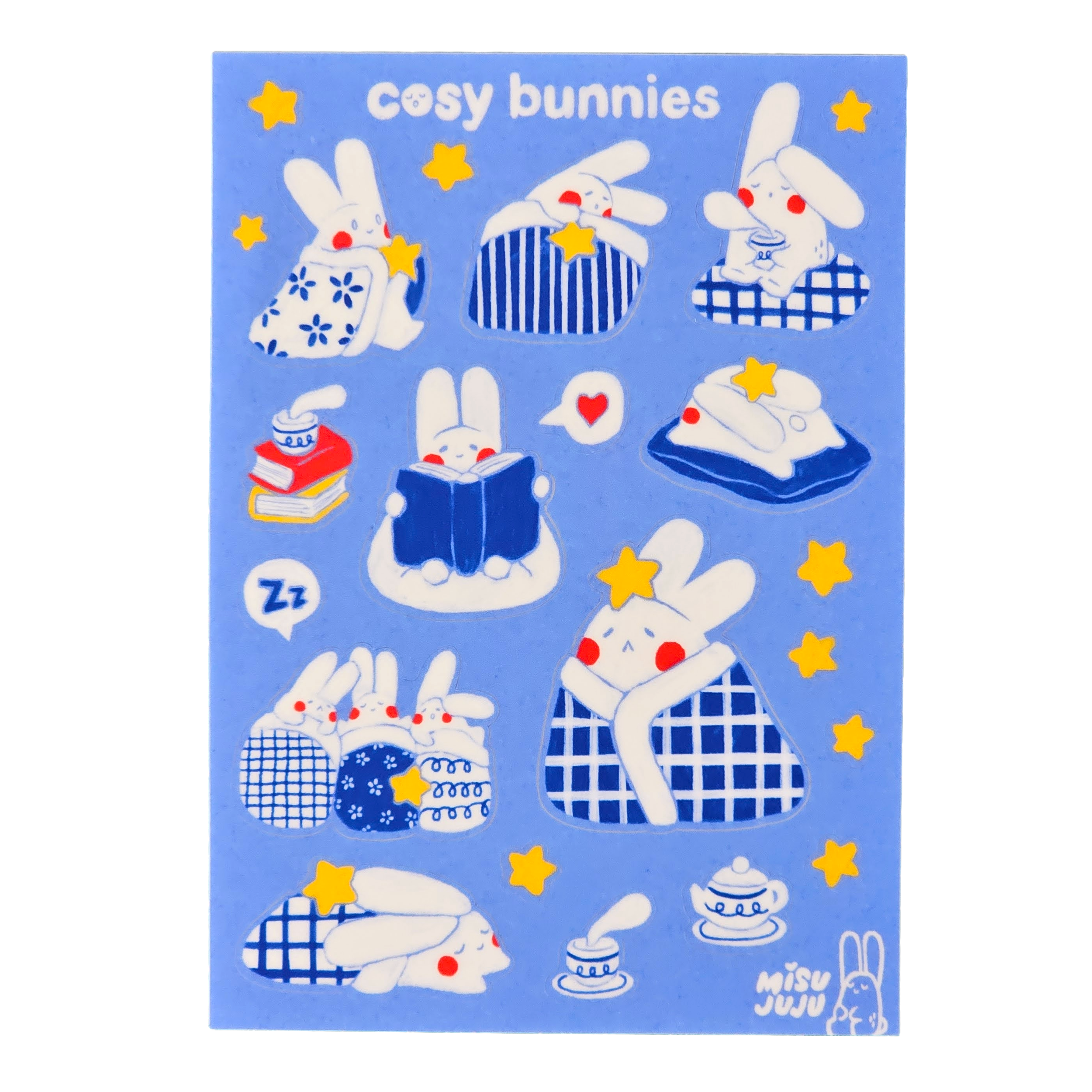 Cosy Bunnies Sticker Sheet