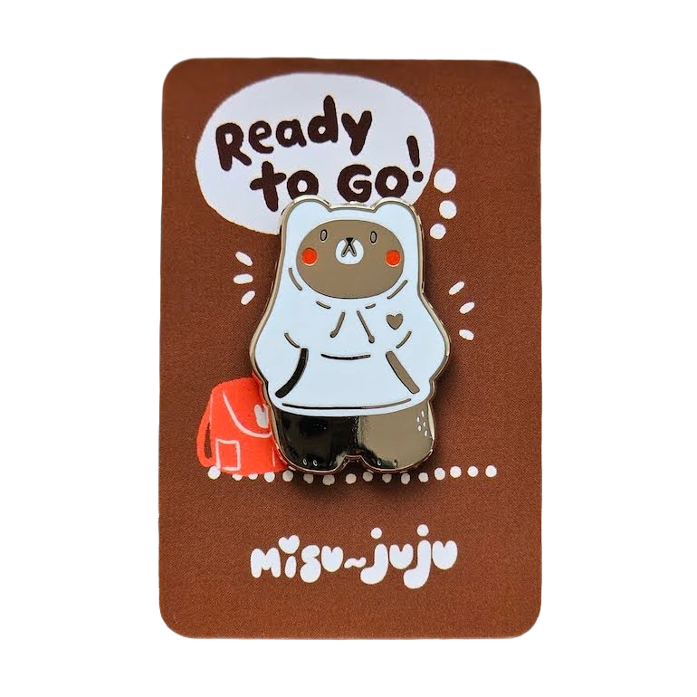 Bear Hoodie Pin