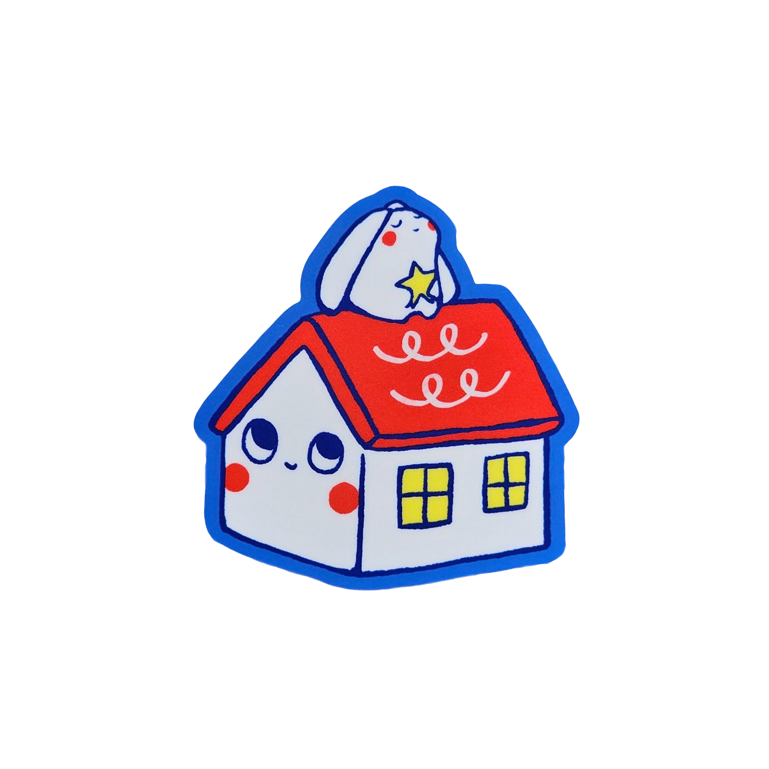 Bunny House Sticker