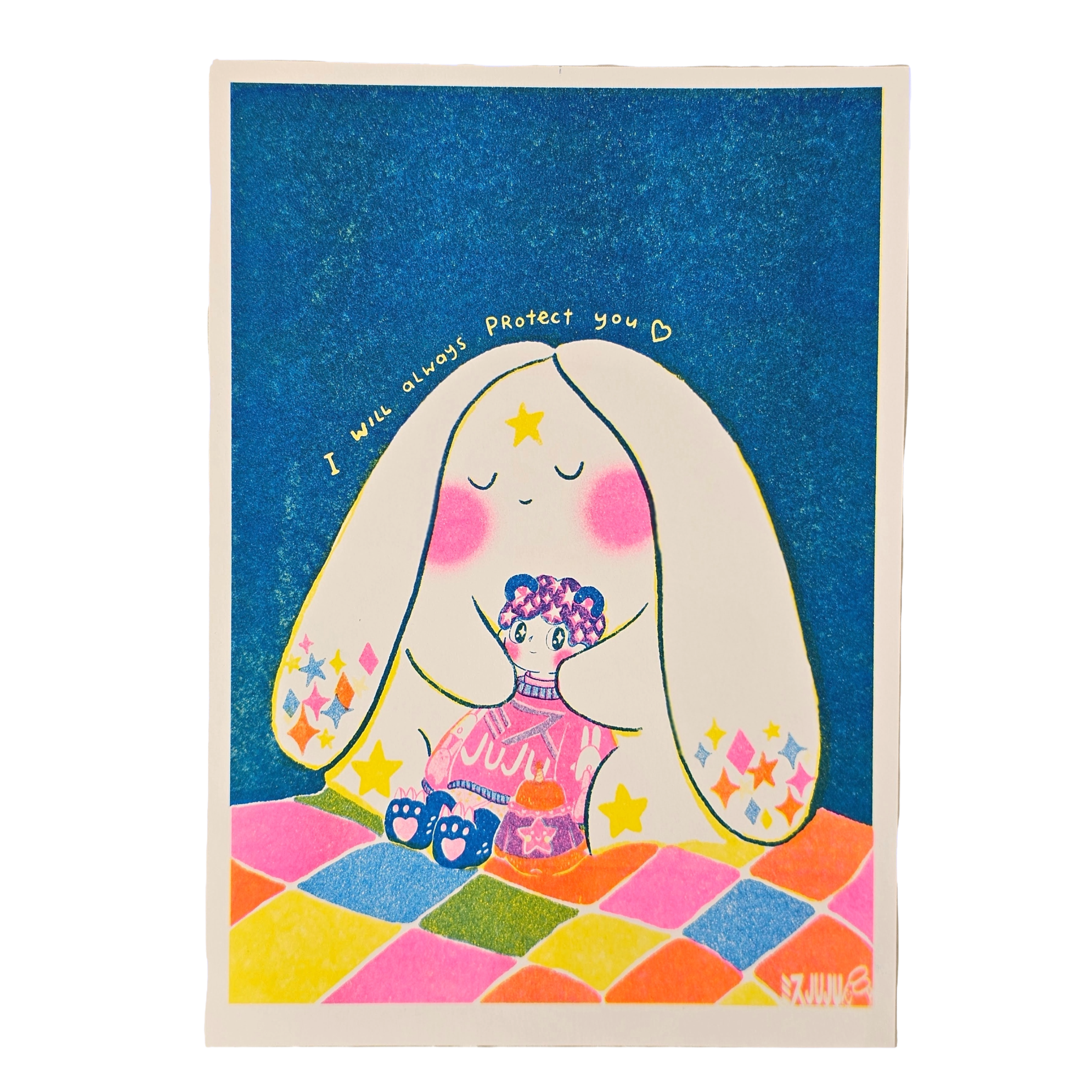 Protect You A4 Riso Print