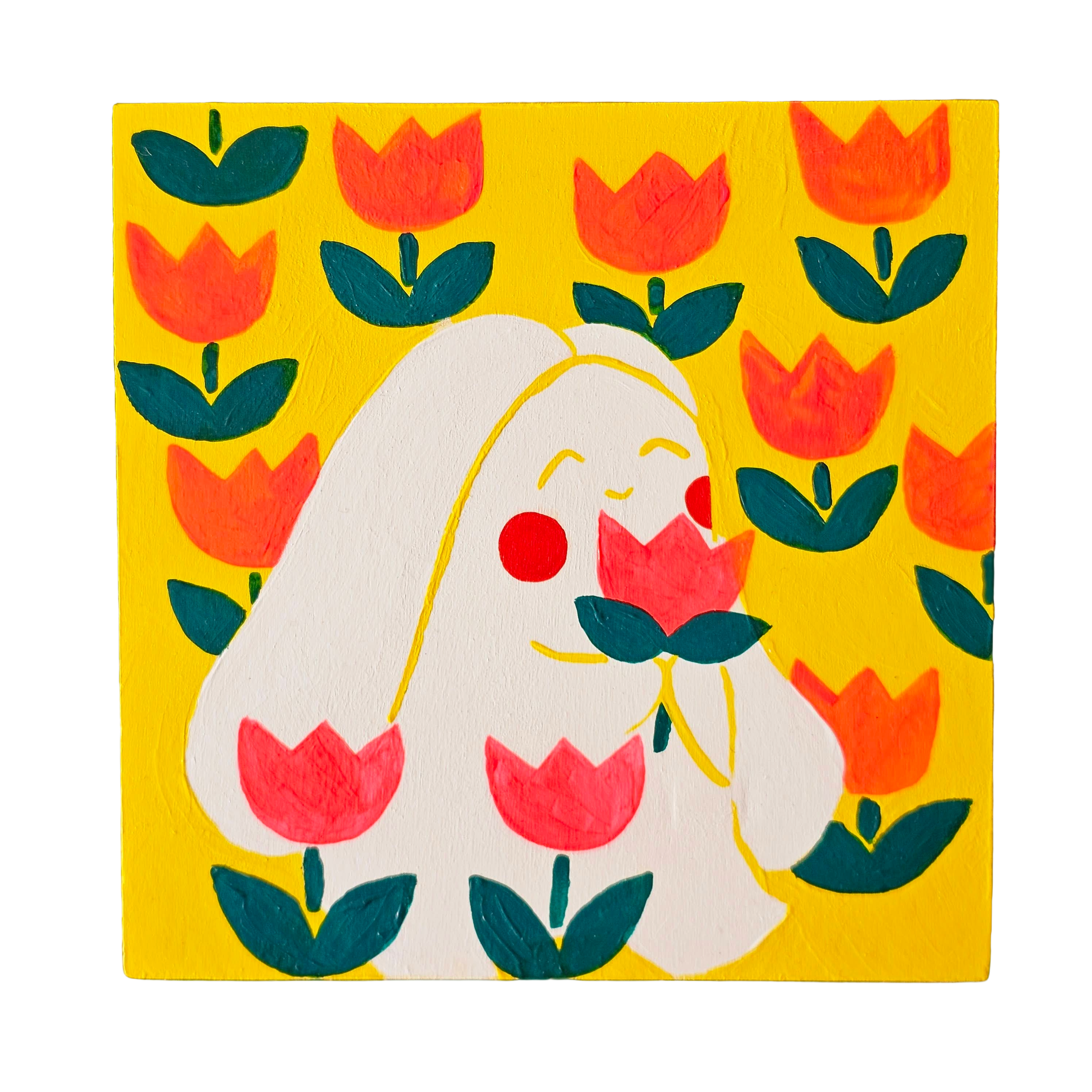 Mimi Tulips Original Painting