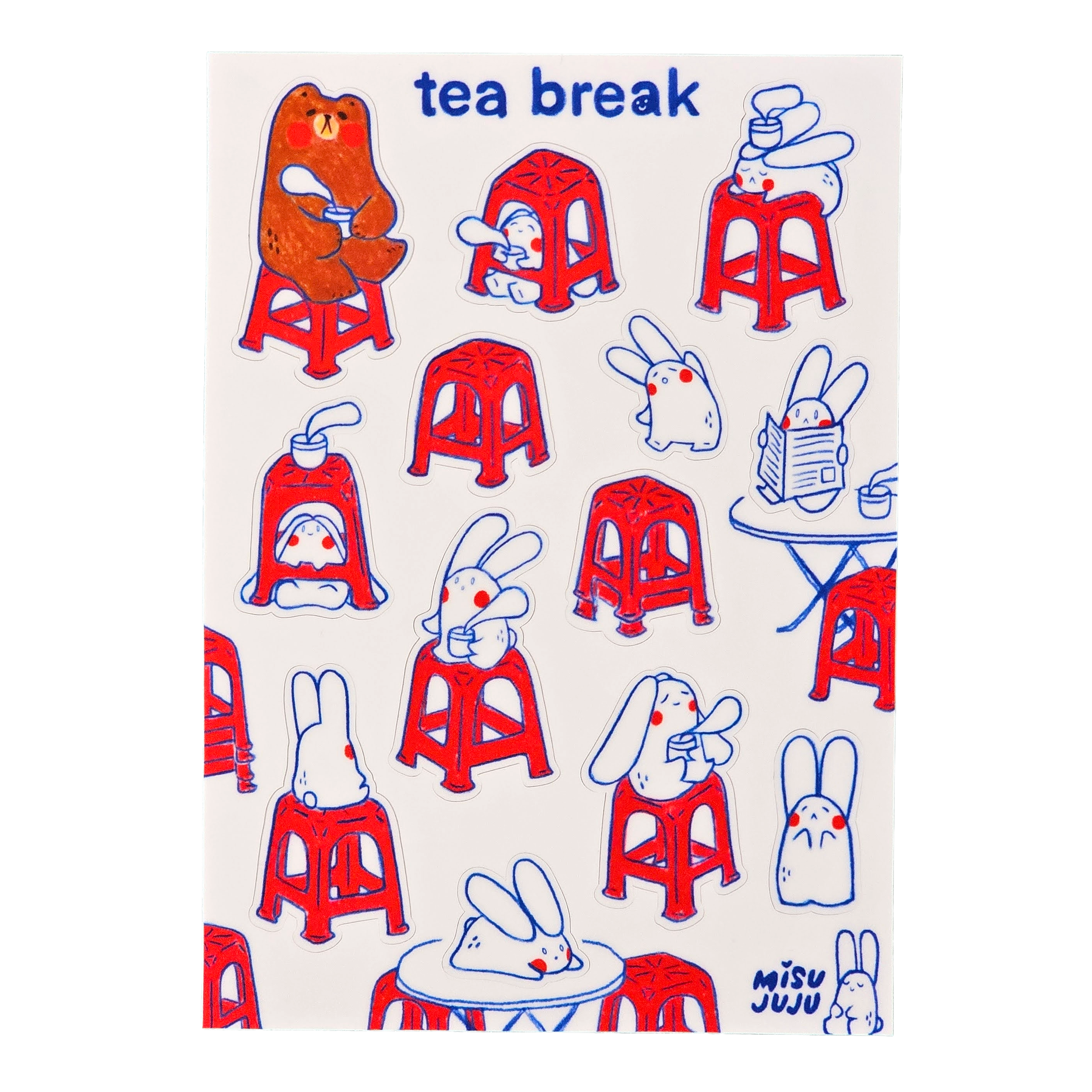 Tea Break Sticker Sheet