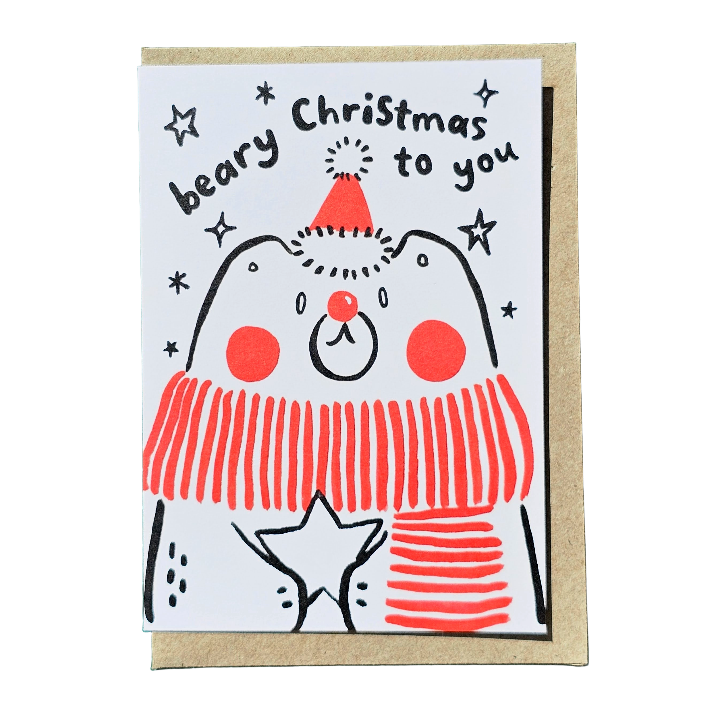 Beary Christmas Card