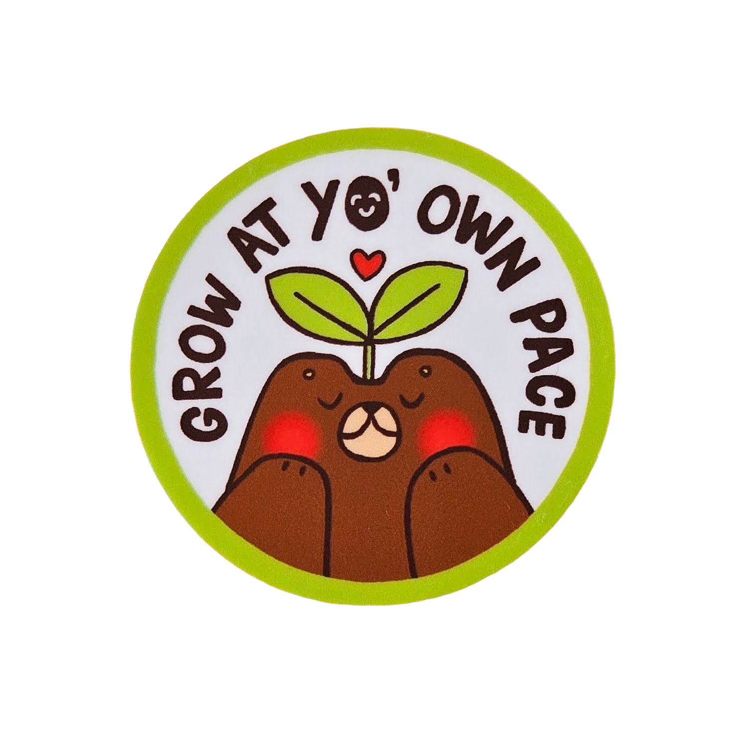 Bear Grow Sticker