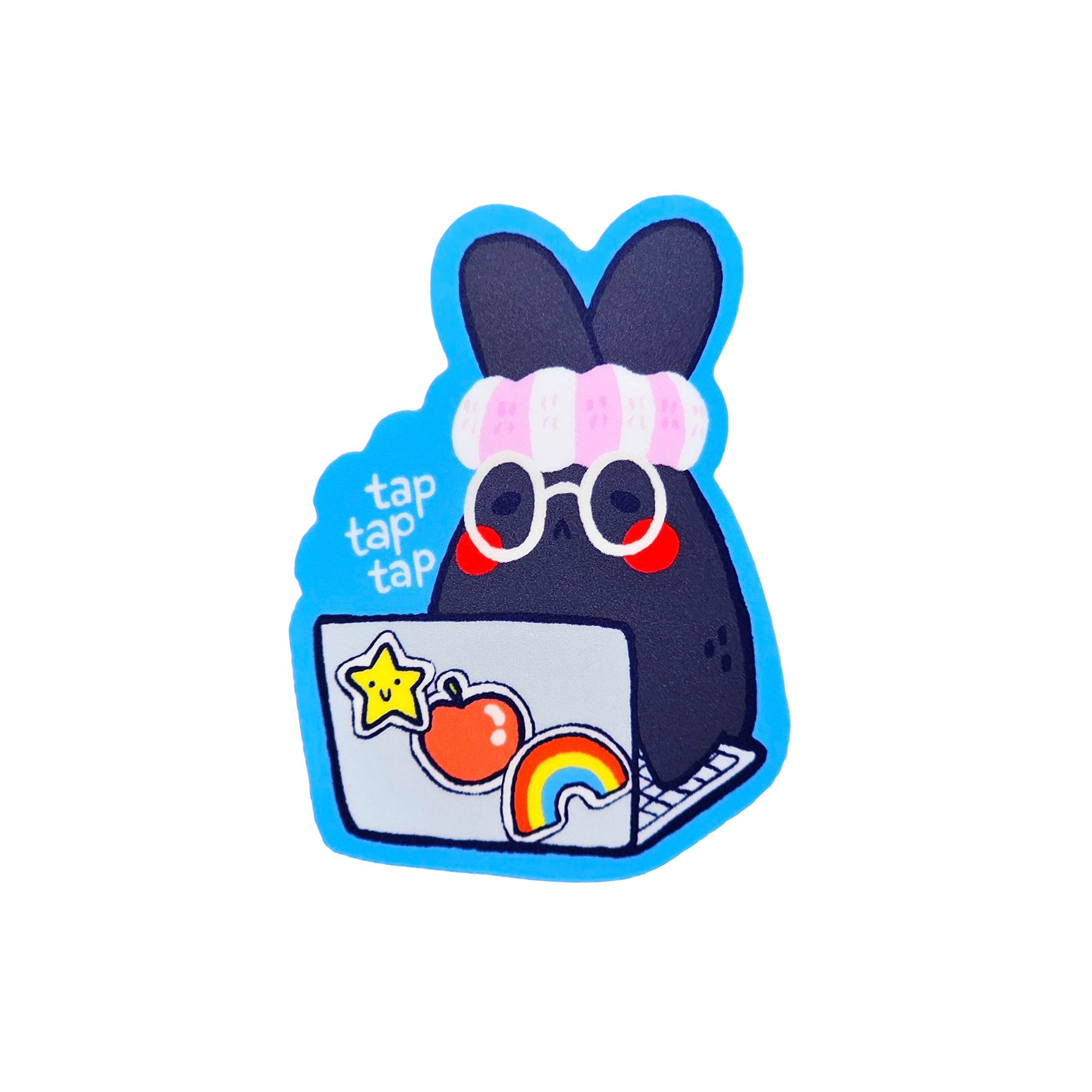 Bunny Laptop Sticker