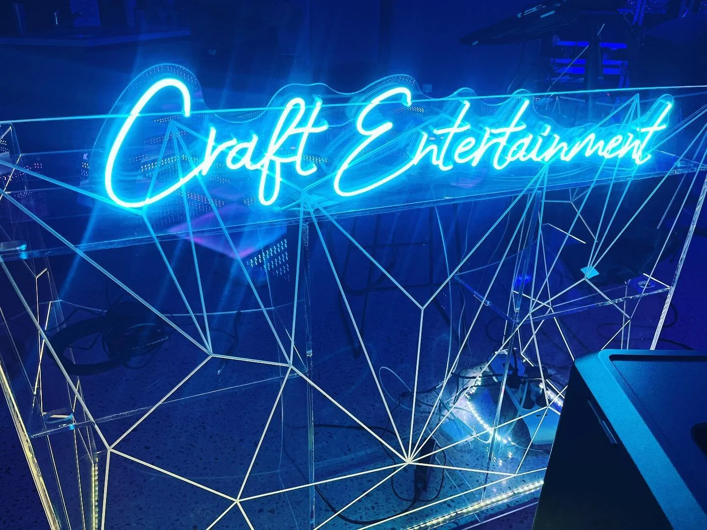 Our DJ booth looking 👌