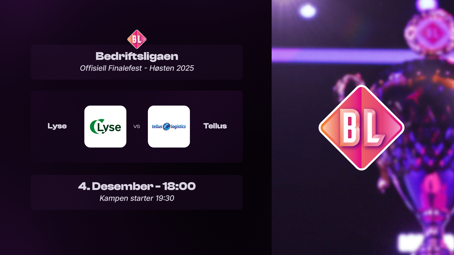 Bedriftsligaen 2025 - Finalefest