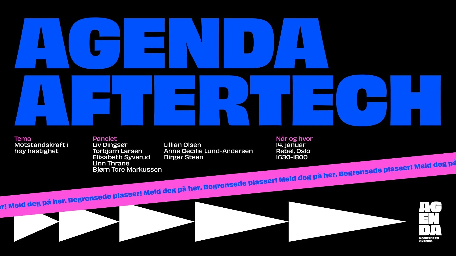 Agenda AfterTech - Motstandskraft i høy hastighet