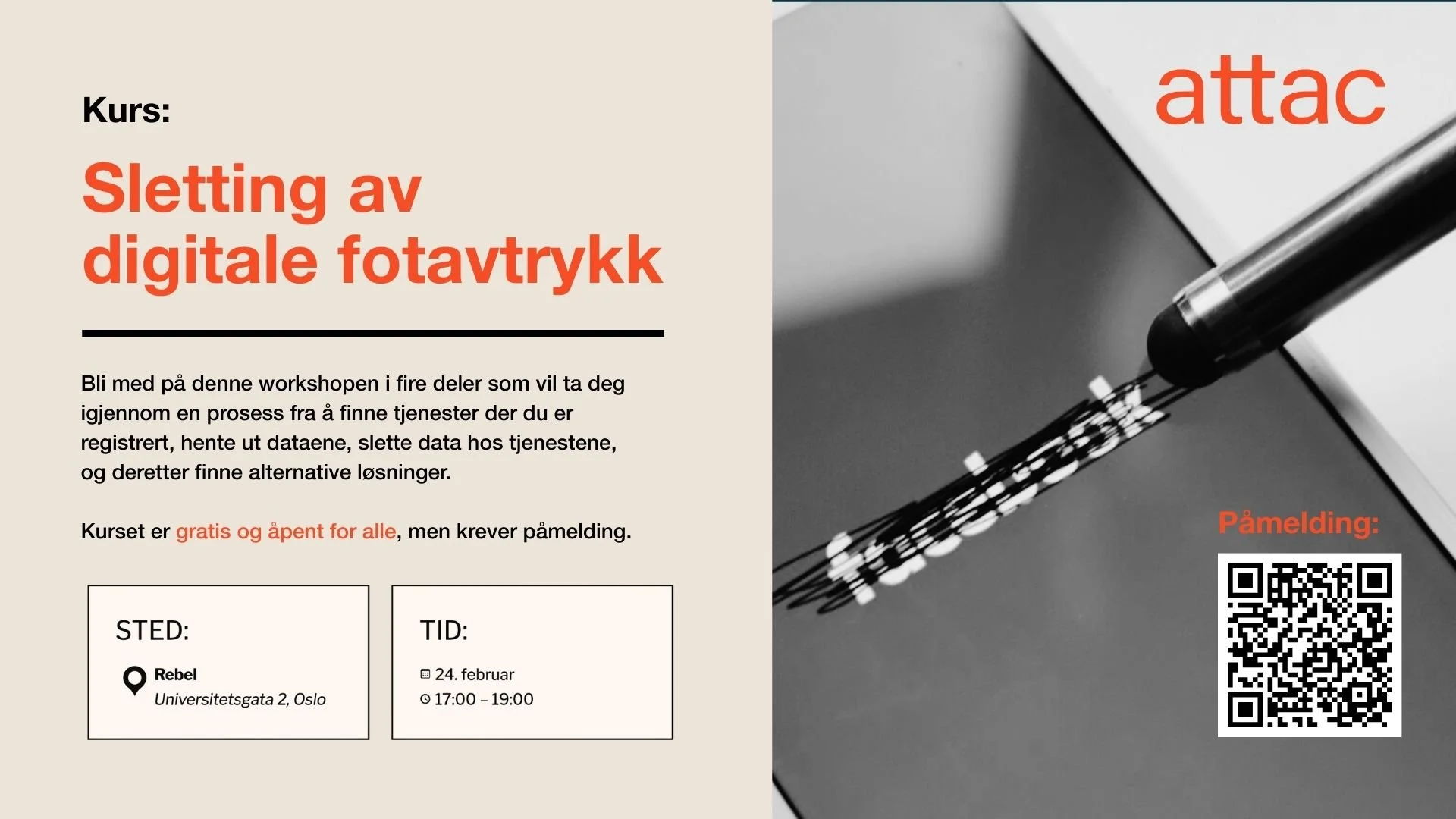 Sletting av digitale fotavtrykk