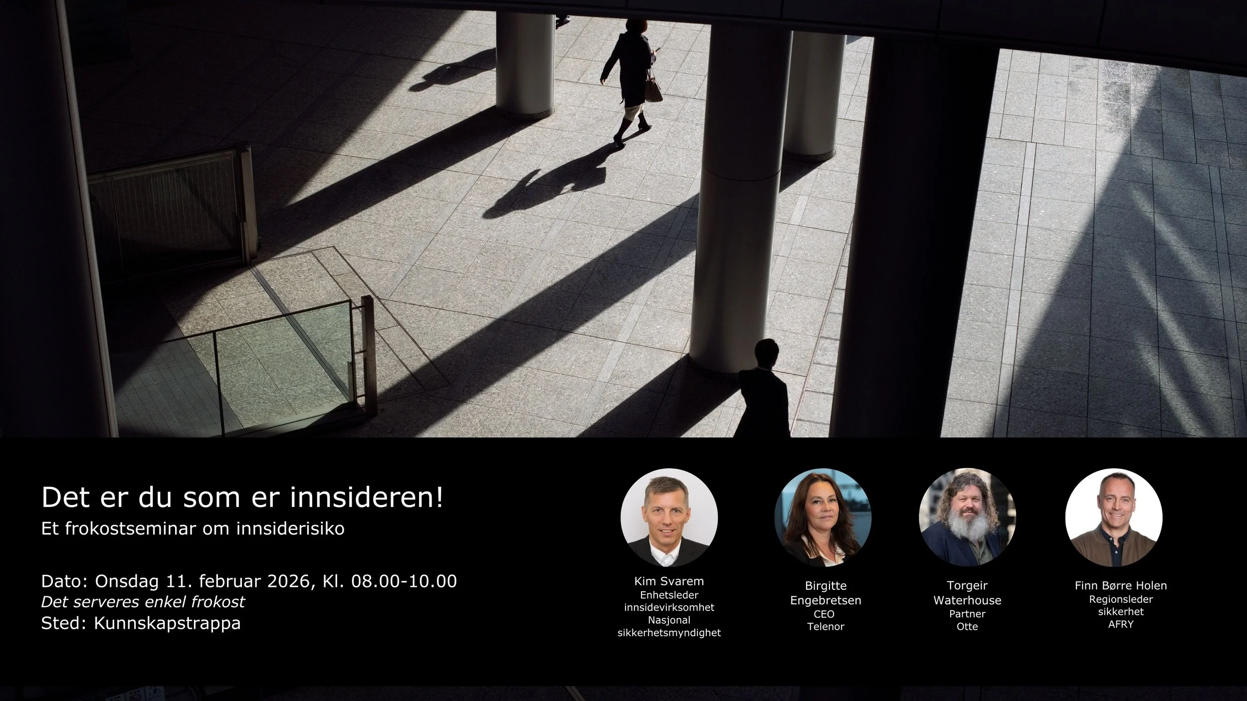 Inn­­­si­­der­ri­­si­ko – Det er du som er inn­­­si­­de­ren!