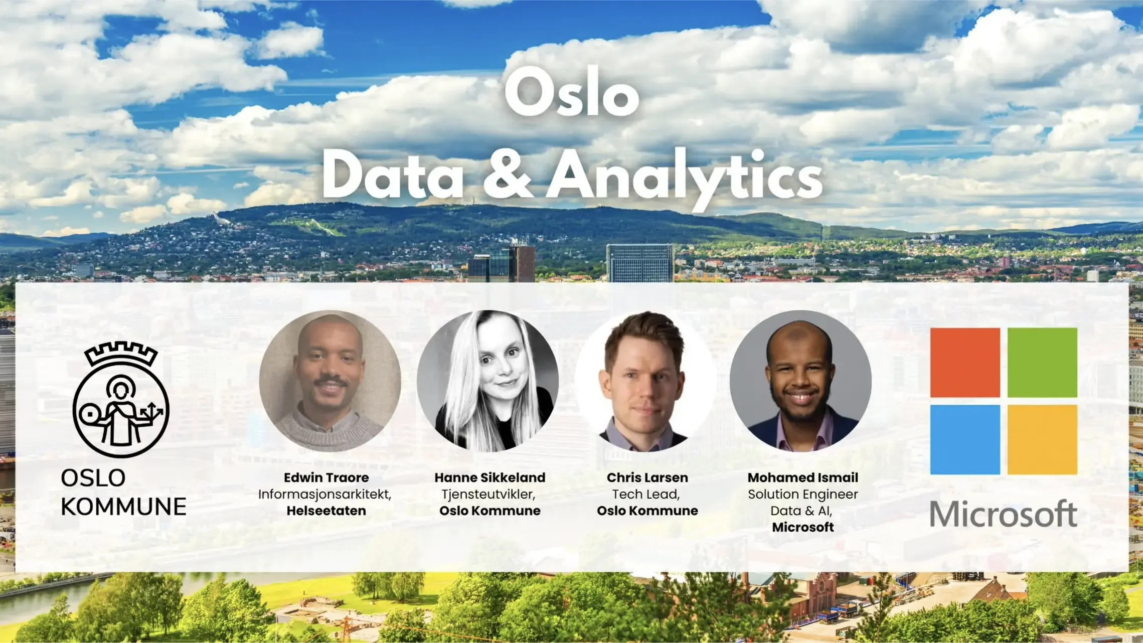 Oslo Data &amp; Analytics Meetup