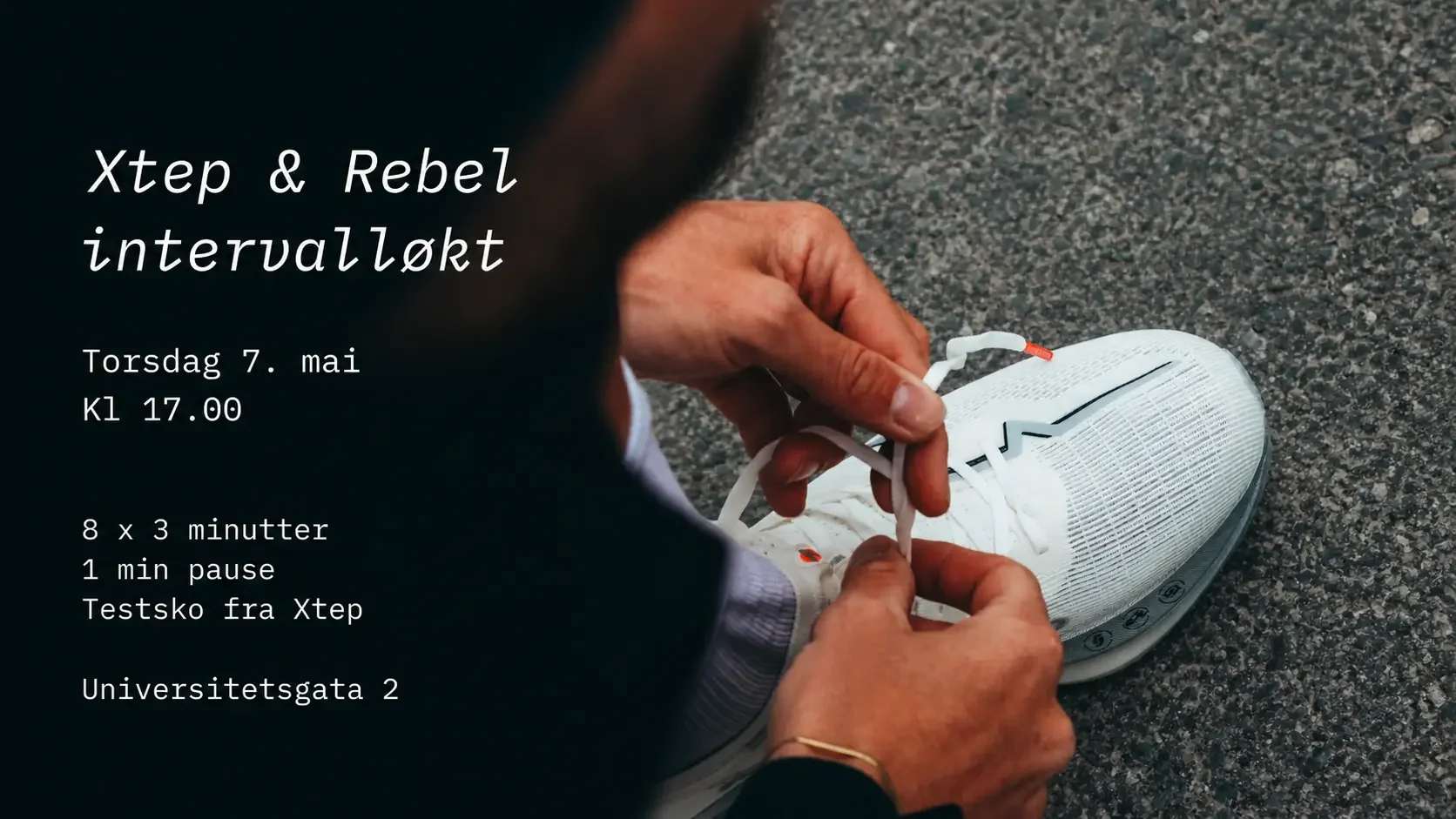 Xtep x Rebel intervalløkt