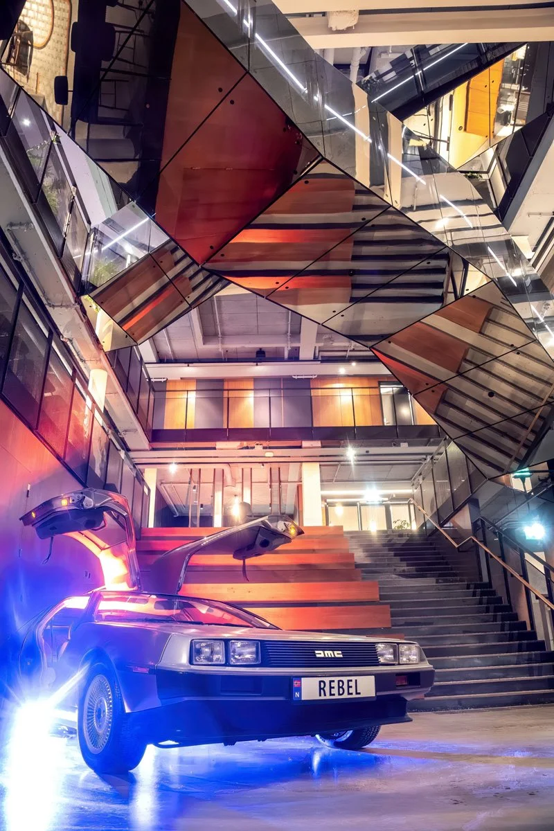 DeLorean på Rebel