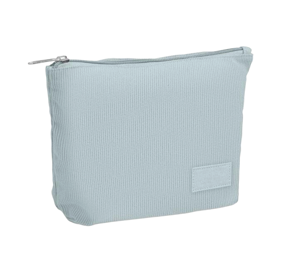 Polyesterisamettinen kosmetiikkalaukku polyesterivuorella