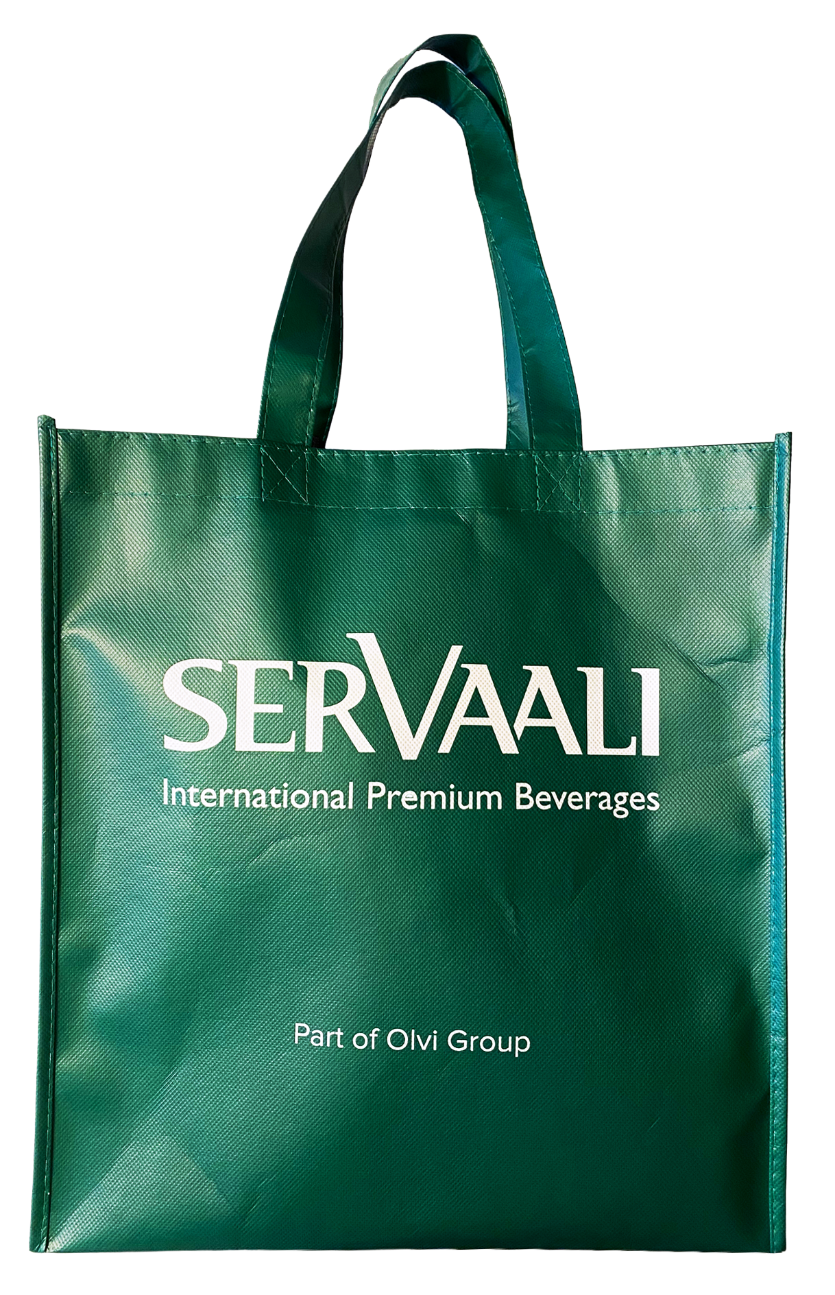  
 Asiakas:  
Servaali / Olvi Group
 
 Tuote: 
Juomanäytteiden jakoon sopiva kassi nopealla aikataululla. Kassit valmisti eurooppalainen pitkäaikainen yhteistyötehtaamme.
 