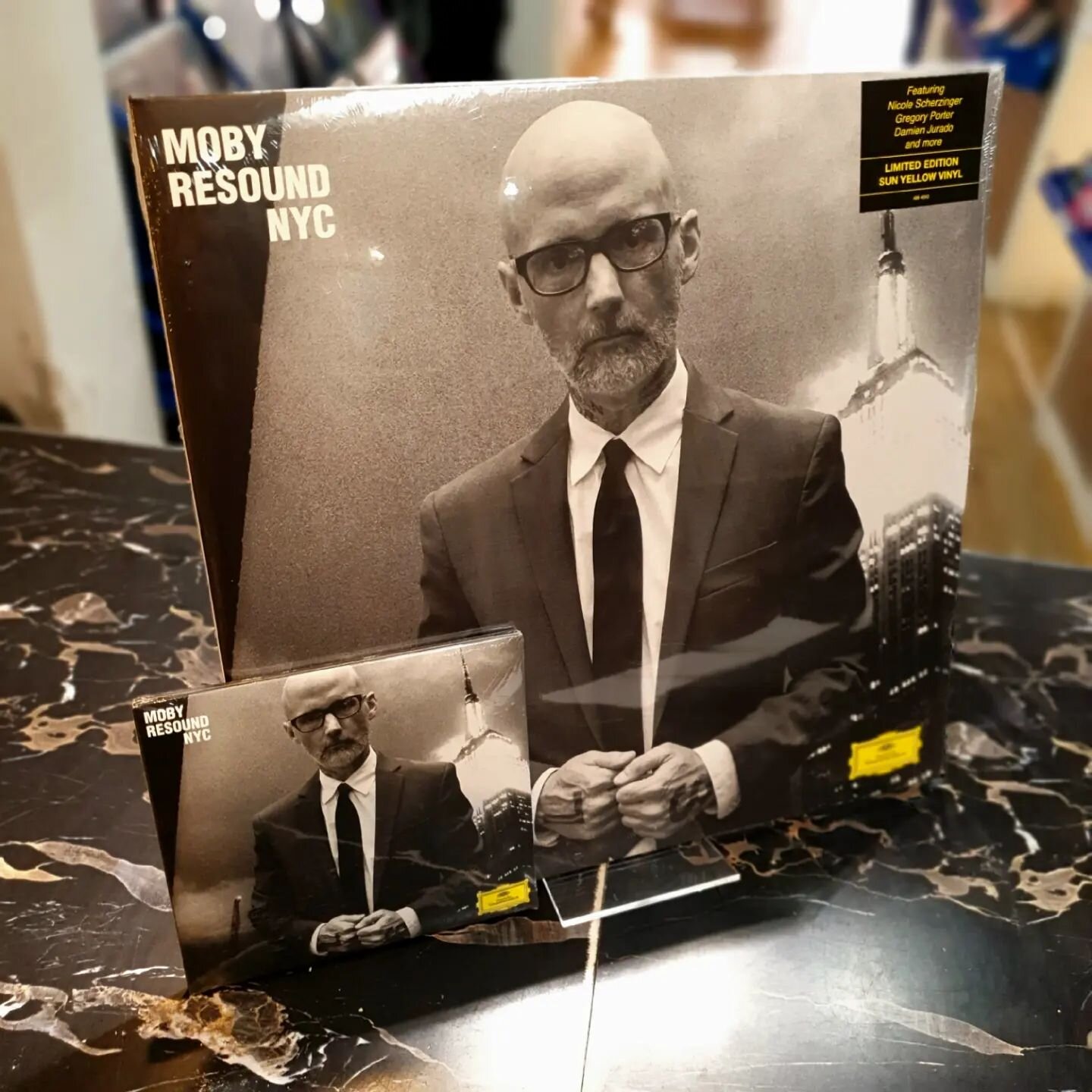 Some great new releases for you this week, starting with:

Moby: Resound NYC -&nbsp;fifteen more of his most iconic tracks, reimagined with an orchestral backing and guests including Gregory Porter, Ricky Wilson, Mylene Farmer, Lady Blackbird and mor