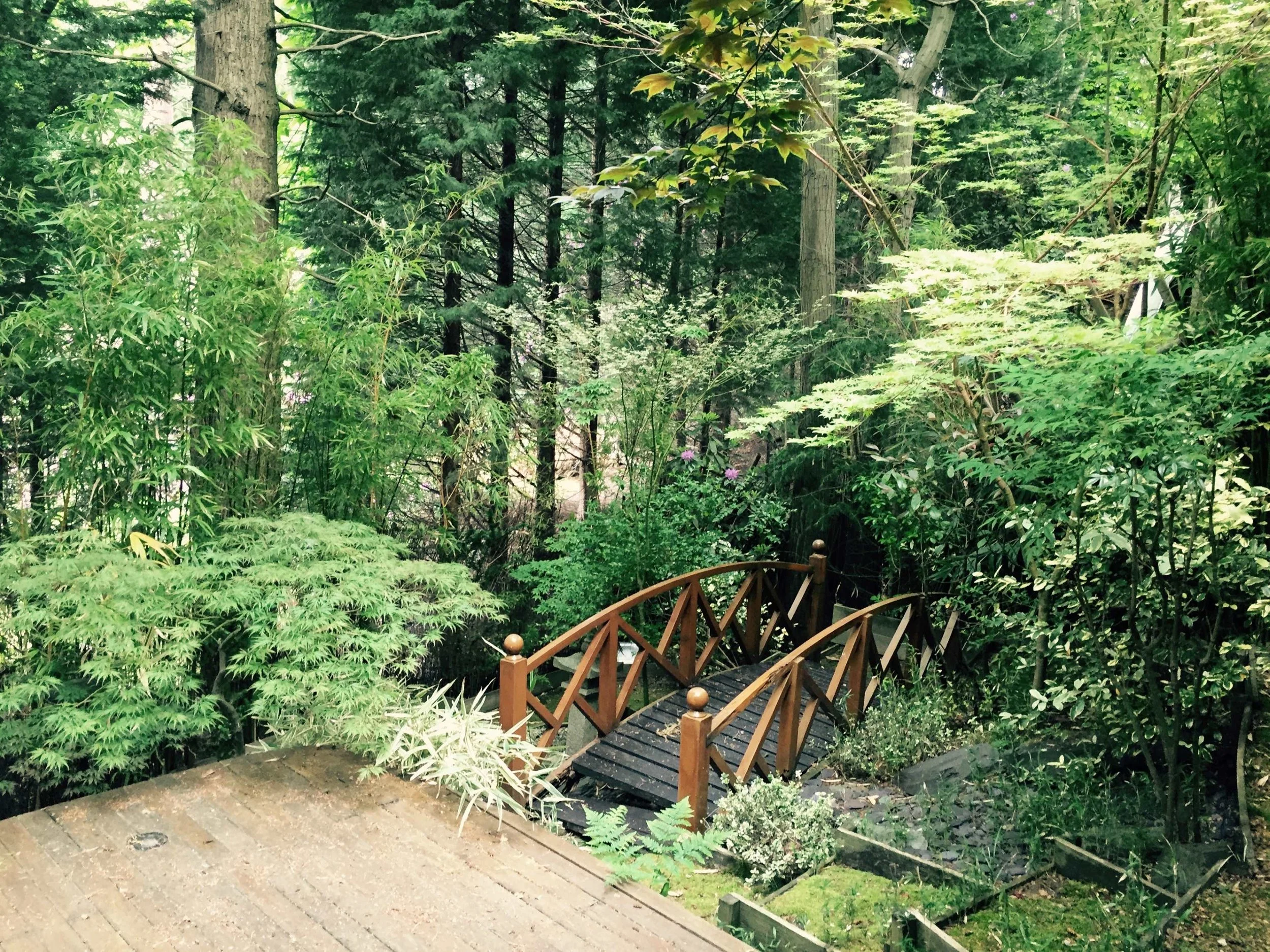 Japanese garden in St Georges Hill, Surrey, under long-term Stewardship