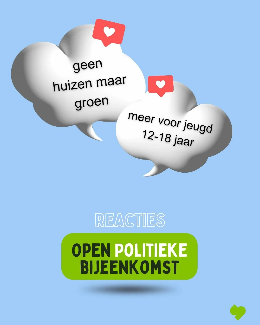 Wat een waardevolle politieke bijeenkomst afgelopen zondag. 

Blij dat inwoners meer en meer hun mening delen. Een paar van de opmerkingen die we kregen, zie je in de slides. 

Die laatste is helemaal mooi 🤩

Heb jij aanvullingen? Vertel het ons. 

