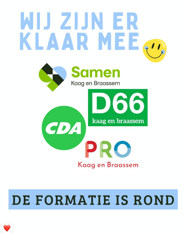 Vier partijen bereiken akkoord over nieuwe koers Kaag en Braassem