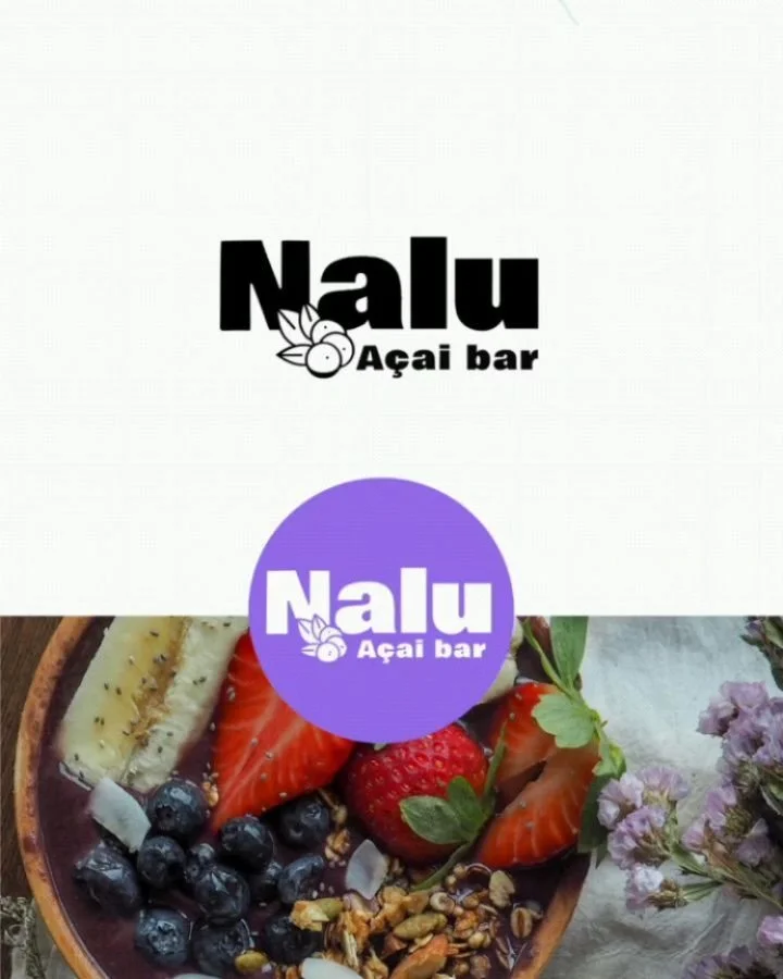 Projet d'identit&eacute; visuelle pour la marque fictive Nalu A&ccedil;ai Bar.
 🥭🫐🥣
Livrables ⬇️
-Visuels support digital
-Iconographie
-Identit&eacute; visuelle