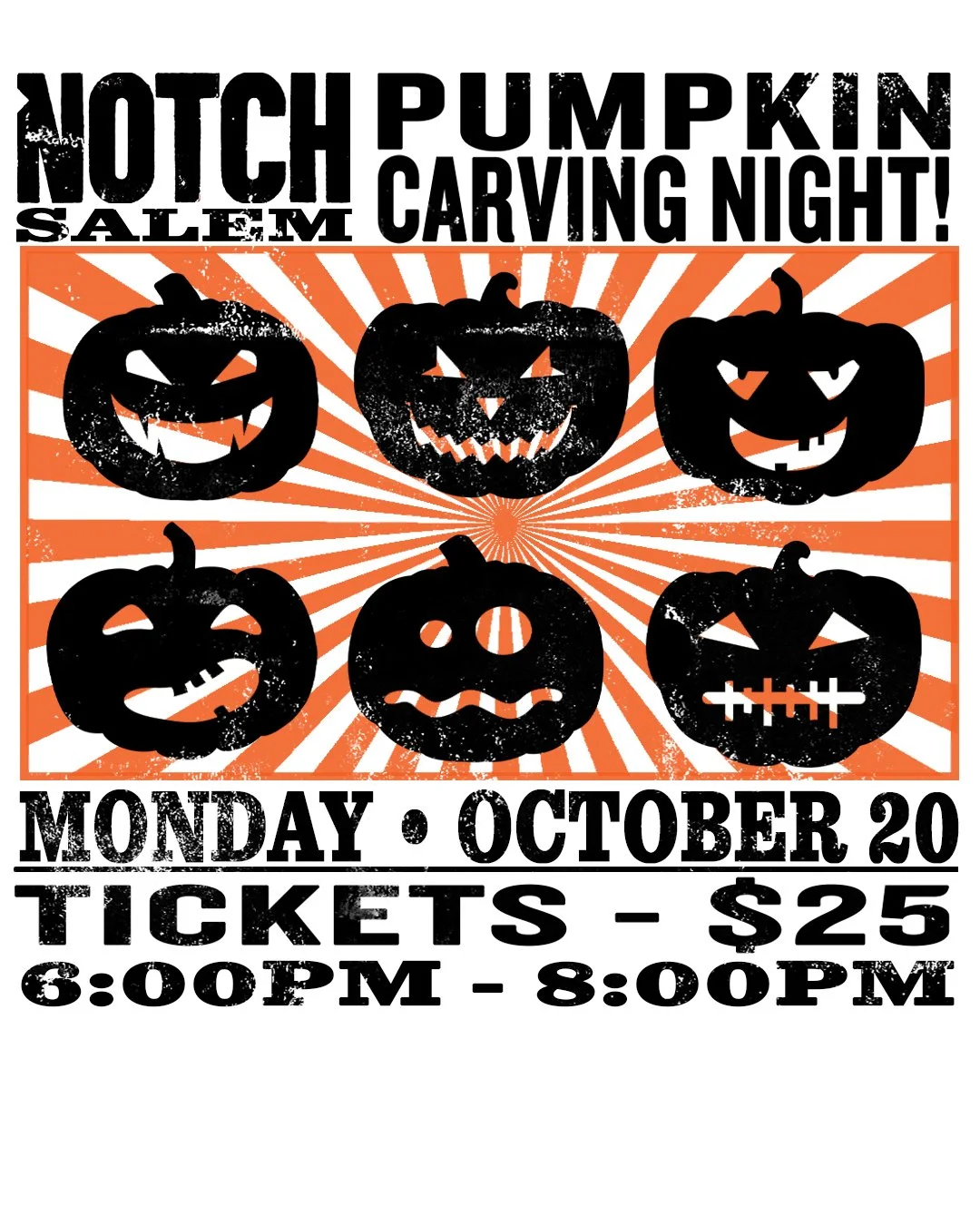 Pumpkin Carving at Notch Salem