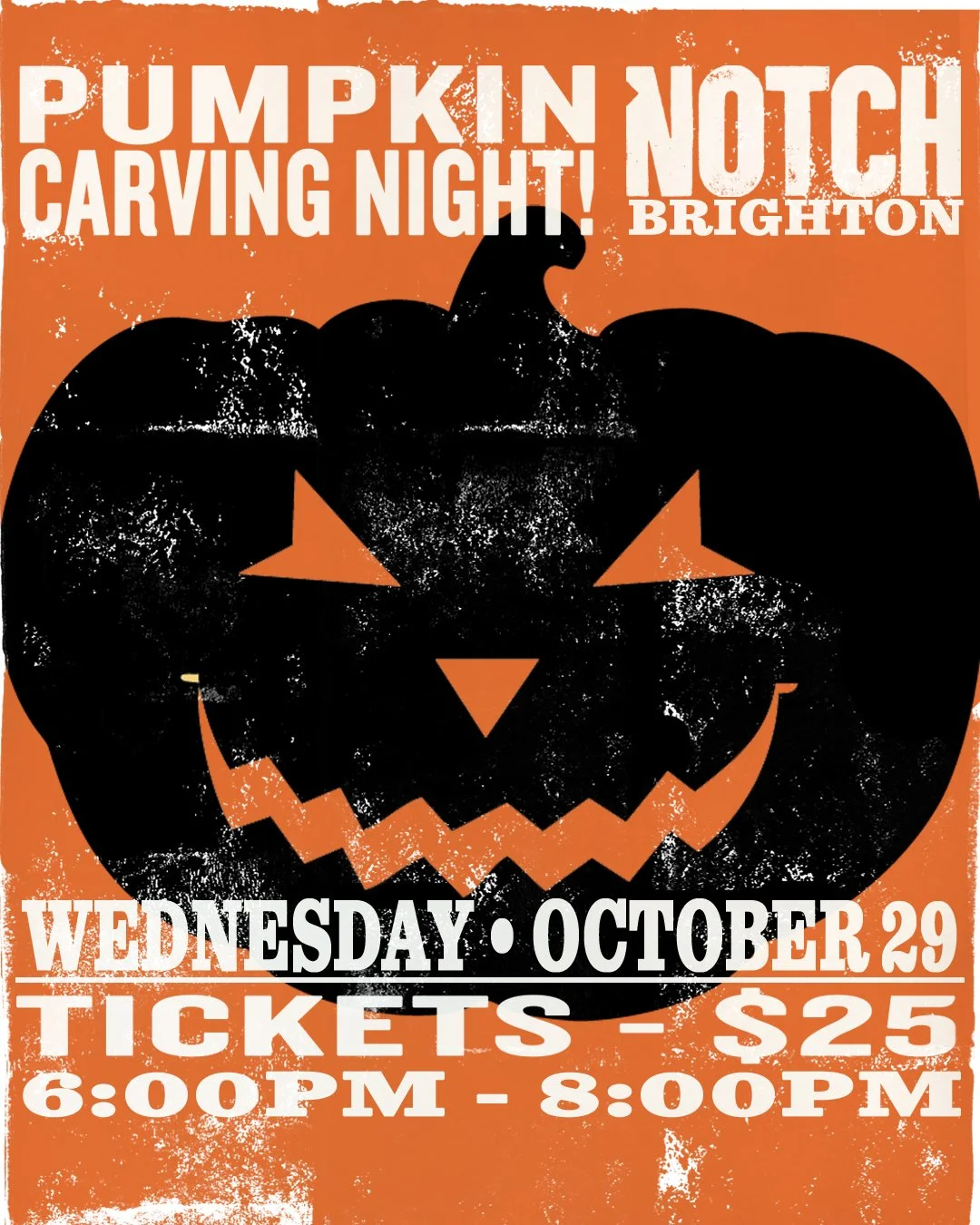 Pumpkin Carving at Notch Brighton