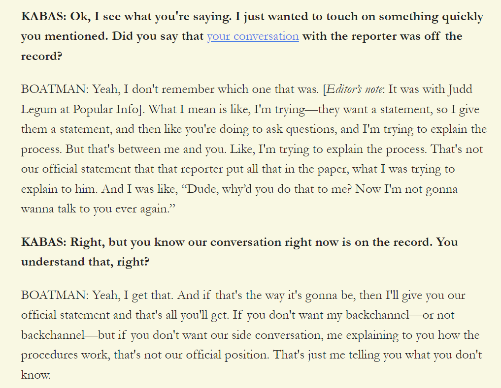  screenshot from the Handbasket 