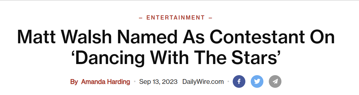  screenshot from the Daily Wire 