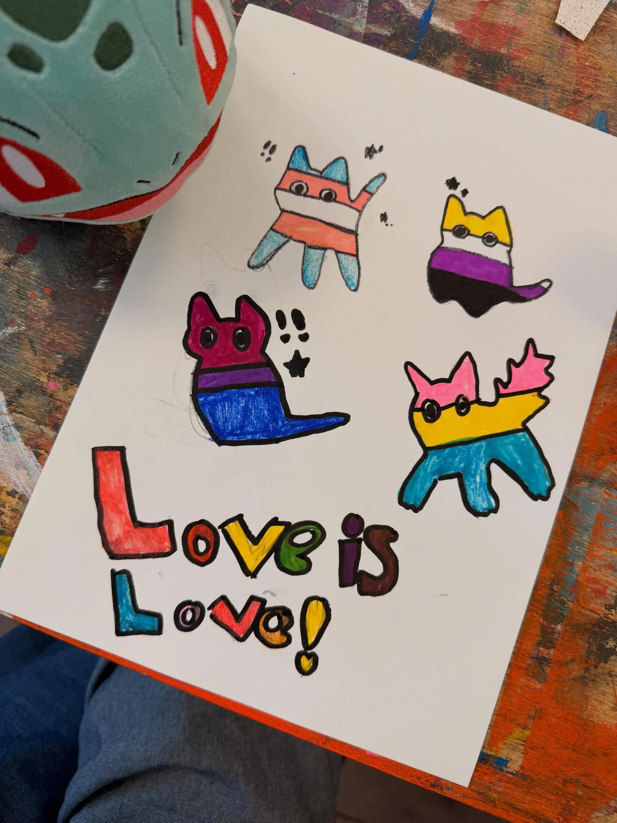 Love Cats 🐈&zwj;⬛ 🏳️&zwj;🌈 🐈 🏳️&zwj;⚧️

Our Youth Pride Committee wanted lots of LGBTQIA+ animals to decorate the ballroom at @dreamlandmargate for @margatepride 

And we think these b&eacute;b&eacute;s are, forgive the pun, are purrfect 💖🐾