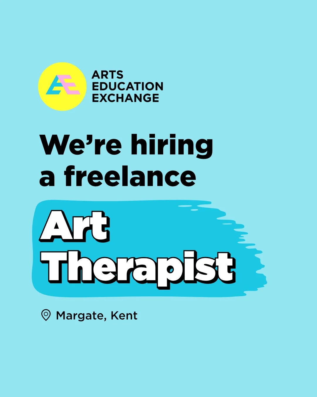 Are you an art therapist working with young people?

Arts Education Exchange (Margate) is looking for a freelance art therapist to join us from September. We're also seeking an organisational supervisor. You might be the right fit for one or both rol