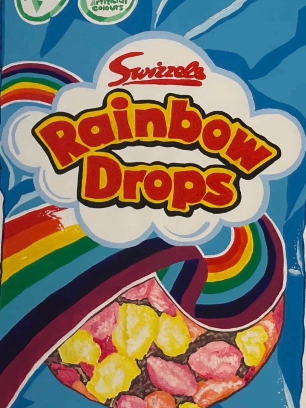 &lsquo;L&rsquo; is part of our Visual Arts Group and they have been making these incredible HUGE sweeties&hellip;. You might even see one in our studio window! Who&rsquo;s hungry? 🍬 🍫 &hearts;️
