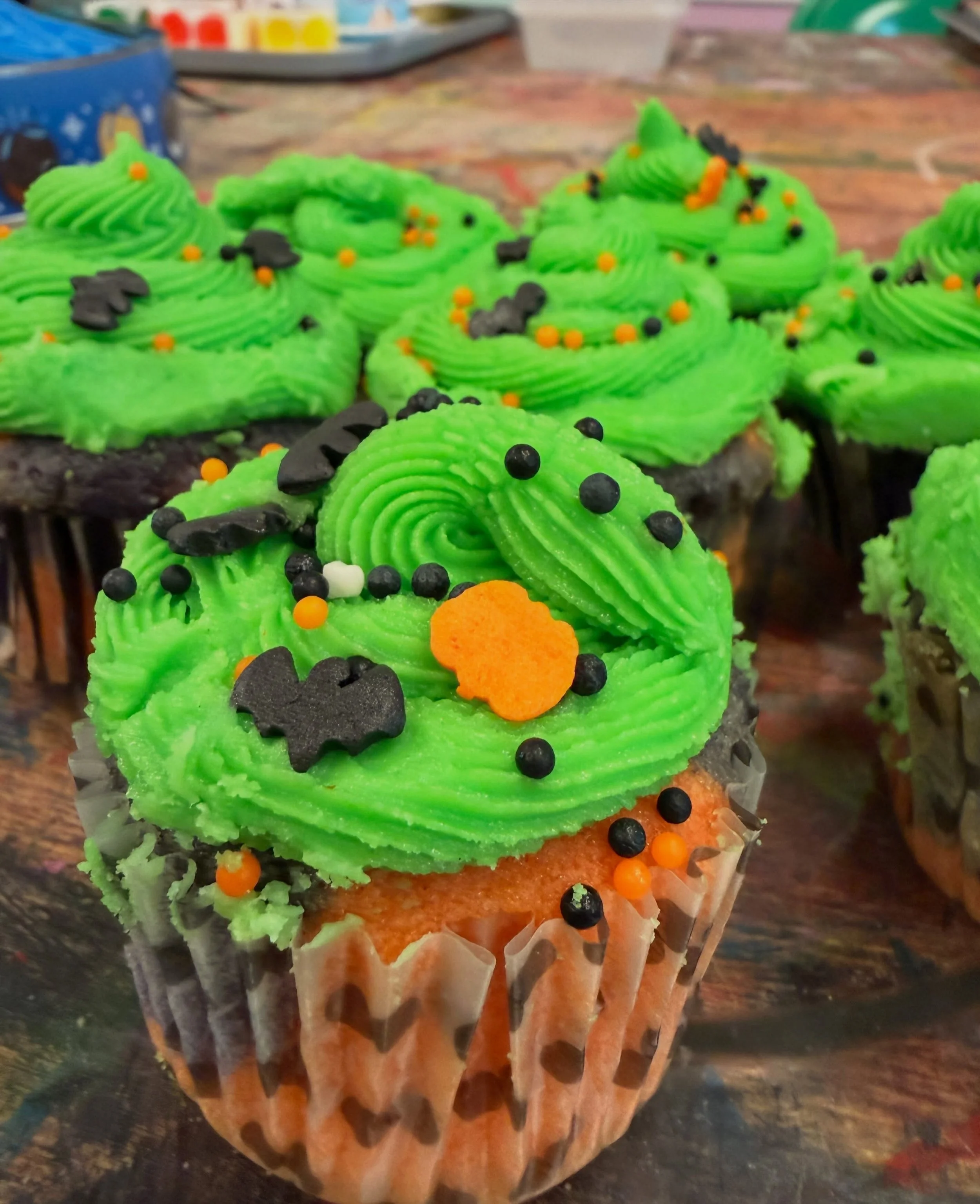 Our young person &lsquo;N&rsquo; made everyone these INCREDIBLE halloween cupcakes! Thank you so much &lsquo;N&rsquo; the perfect sweet treat to mark the start of Spooky Season 👻 🎃 🦇