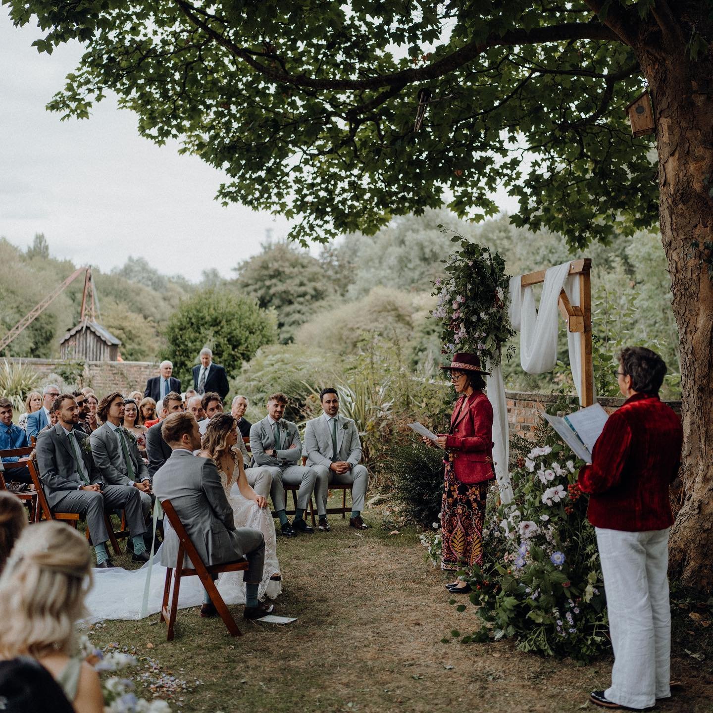 Callum and Becky, a celebration of love, family and friends at their ceremony at Thwaite Mills back in August. One of the last weddings to be held there. 

Friends and family got together to make it a truly personal day. All British flowers and folia