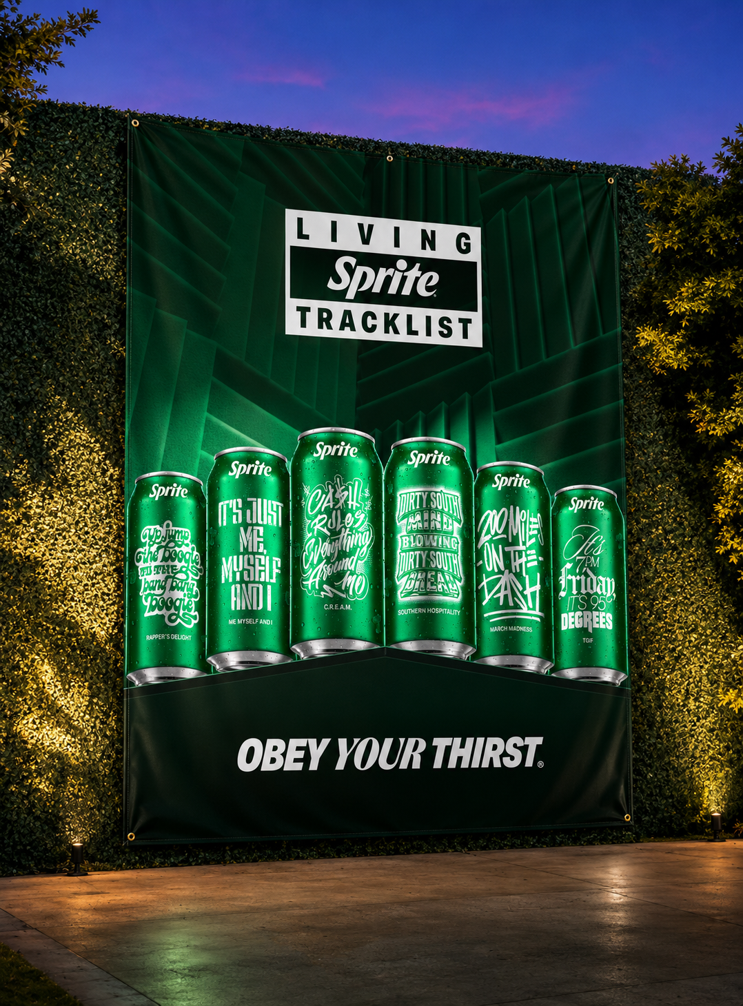 SPRITE- Living Tracklist activation 2026