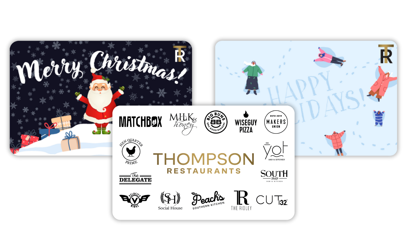 Cluster of Thompson Restaurants E-Gift Cards