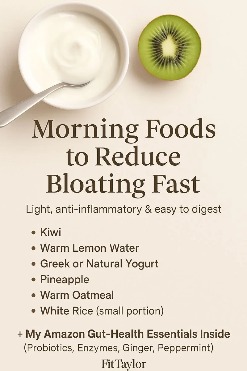 Morning Foods to Reduce Bloating Fast (Science-Backed Guide)