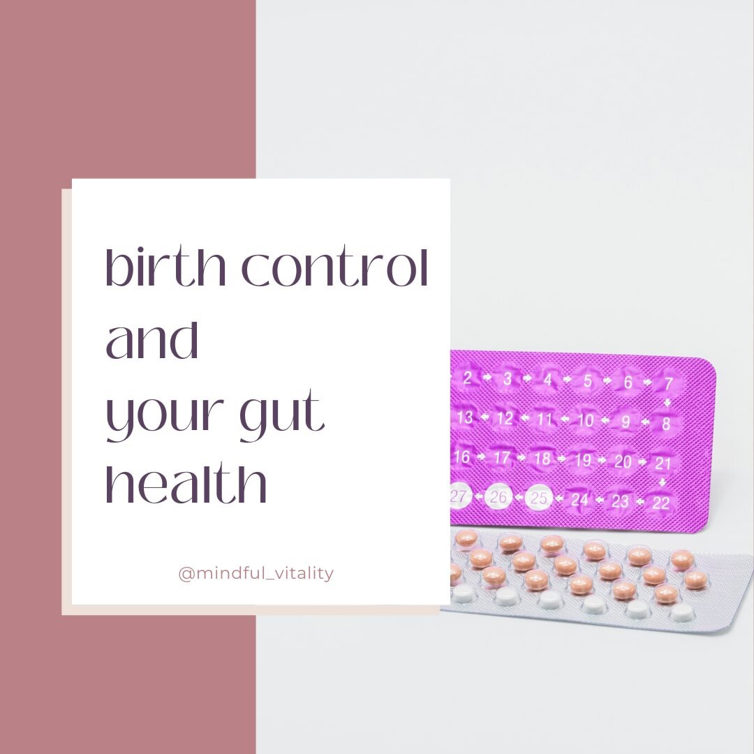 The more I work with women, the more I realize just how much birth control impacts gut health.
This is more common with the birth control pill, but I've also seen it with IUDs.
Here's how:
Birth control is a combination of estrogen and progesterone. 