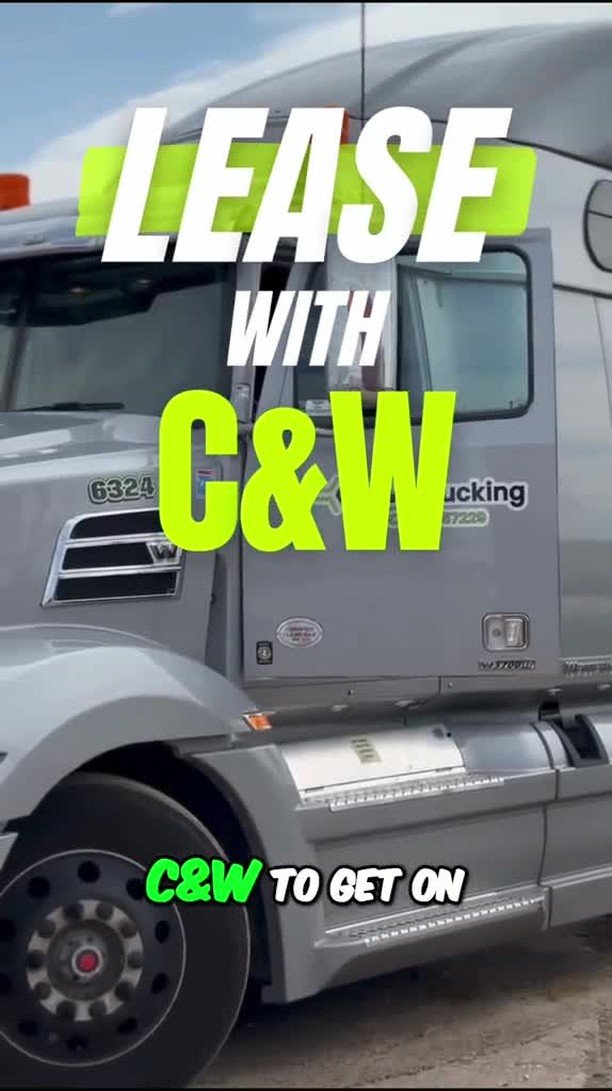 Shift your career into high gear and start your journey to truck ownership through C&W Trucking’s Lease Purchase program! Call MiKayla at 309-277-8096 to get started or apply at https://intelliapp.driverapponline.com/c/cwtrucking. Visit cwt