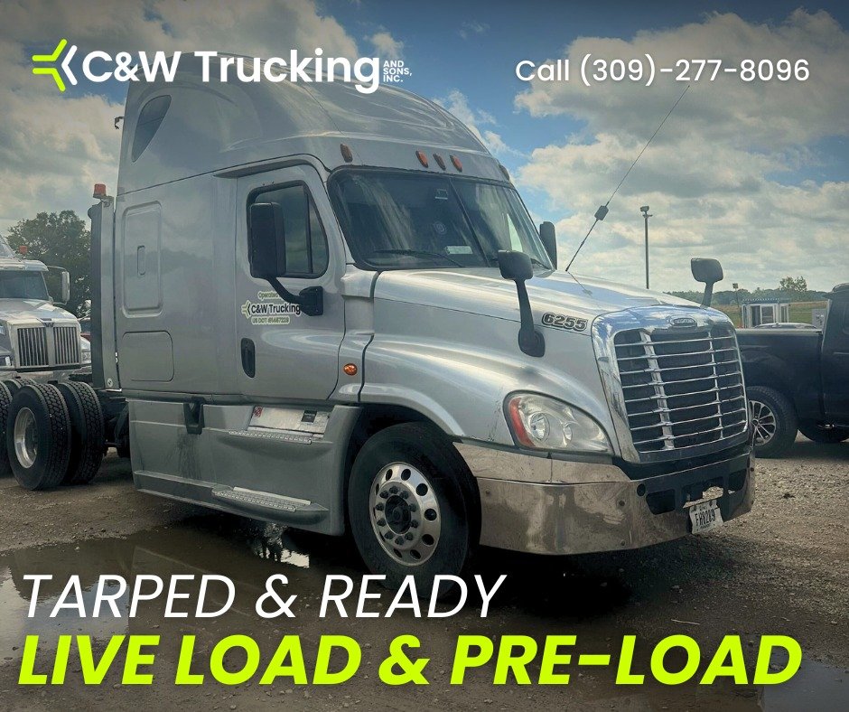 🚛 Pre-loaded and ready to roll! Skip the waiting game and start earning more with C&W Trucking.
We have live-load freight inbound and pre-loaded freight outbound from PA—already secured and tarped—saving you time and boosting your e