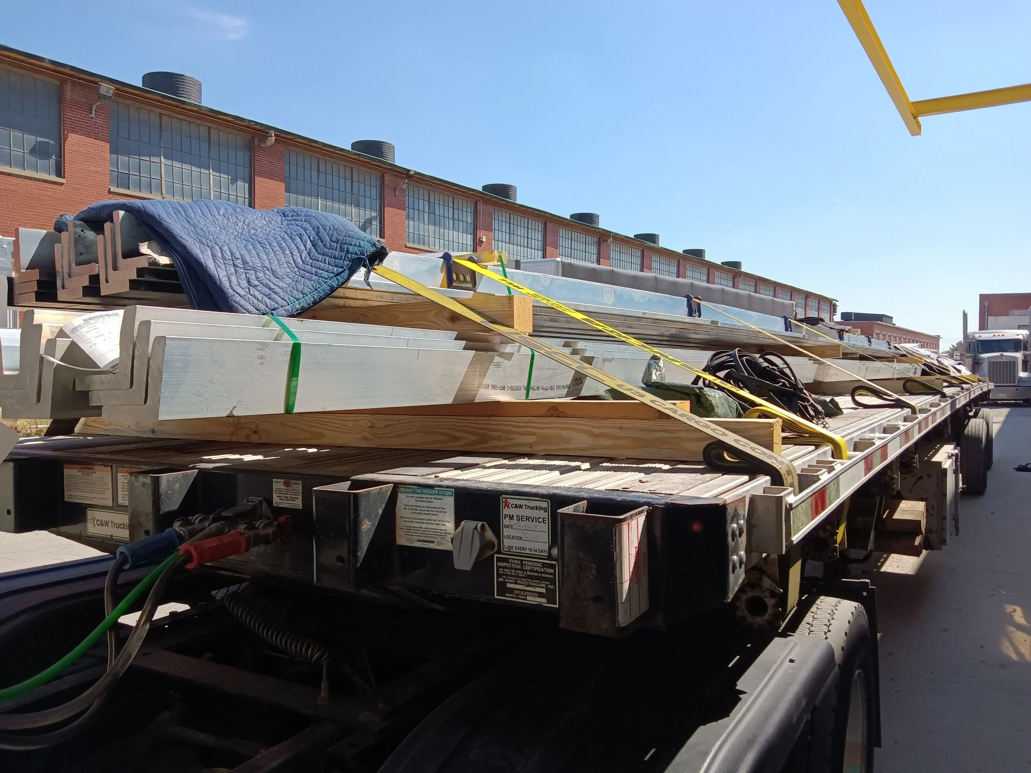 â Congrats to Stuart G., who is today’s winner of the Load Securement Photo challenge! Great work, Stuart!
For Load Securement Month and Truck Driver Appreciation Week, each day this week we’re randomly selecting one driver who participa