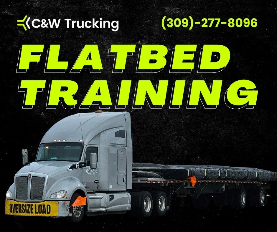 Learn to drive flatbed and kick your career into high gear!
C&W Trucking is launching a brand new paid flatbed training program. We’re seeking motivated truck drivers ready to expand their skills and unlock new freight opportunities for th