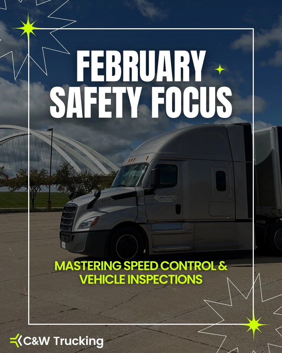 This February, we're doubling down on the fundamentals that keep our drivers safe: smart speed management and thorough vehicle inspections. 🚛 We&rsquo;ll be posting tips all throughout the month!
Speeding might save minutes, but safe driving saves l