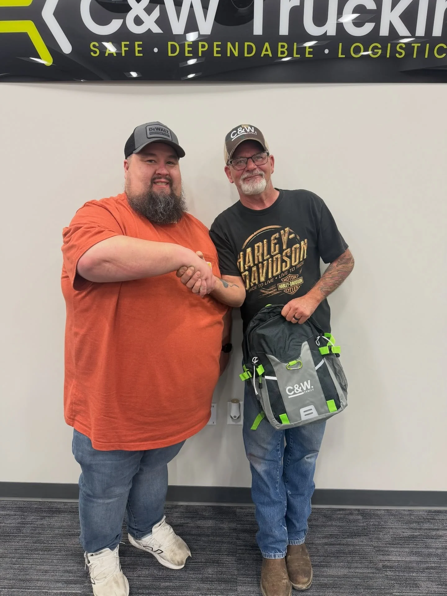 A special shoutout to Robert Green, our Driver Safety Spotlight for Distracted Driving Awareness Month! Robert has been with C&amp;W for three years and brings professionalism, dedication, and a strong safety mindset every day. As a local flatbed tra