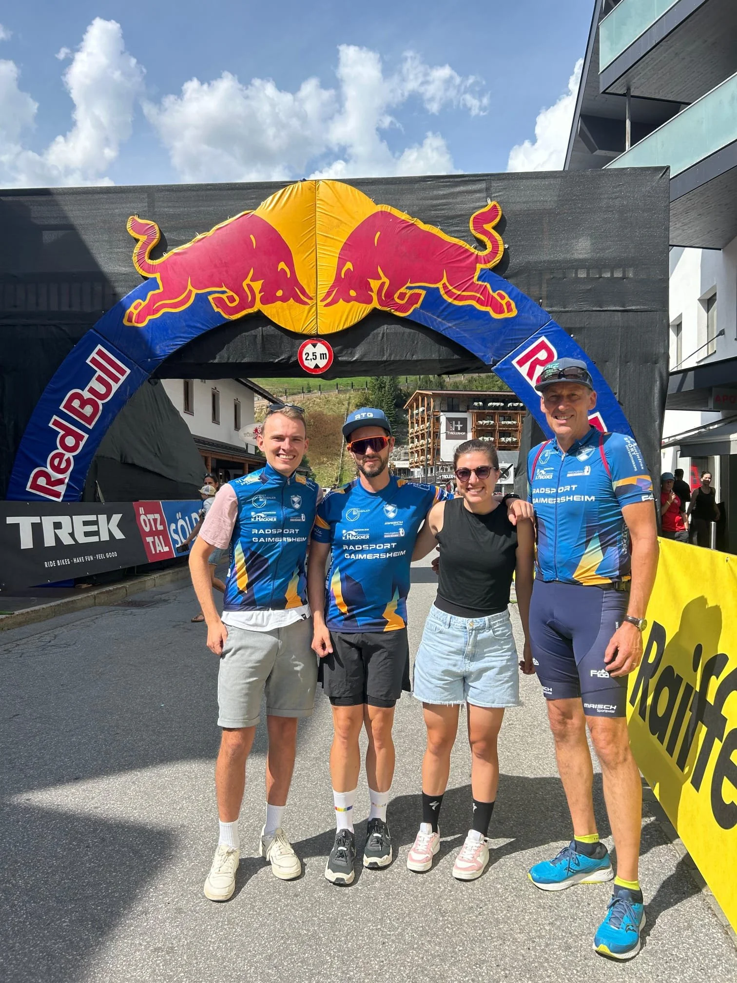 Sven, Michael, Eva und Jens
